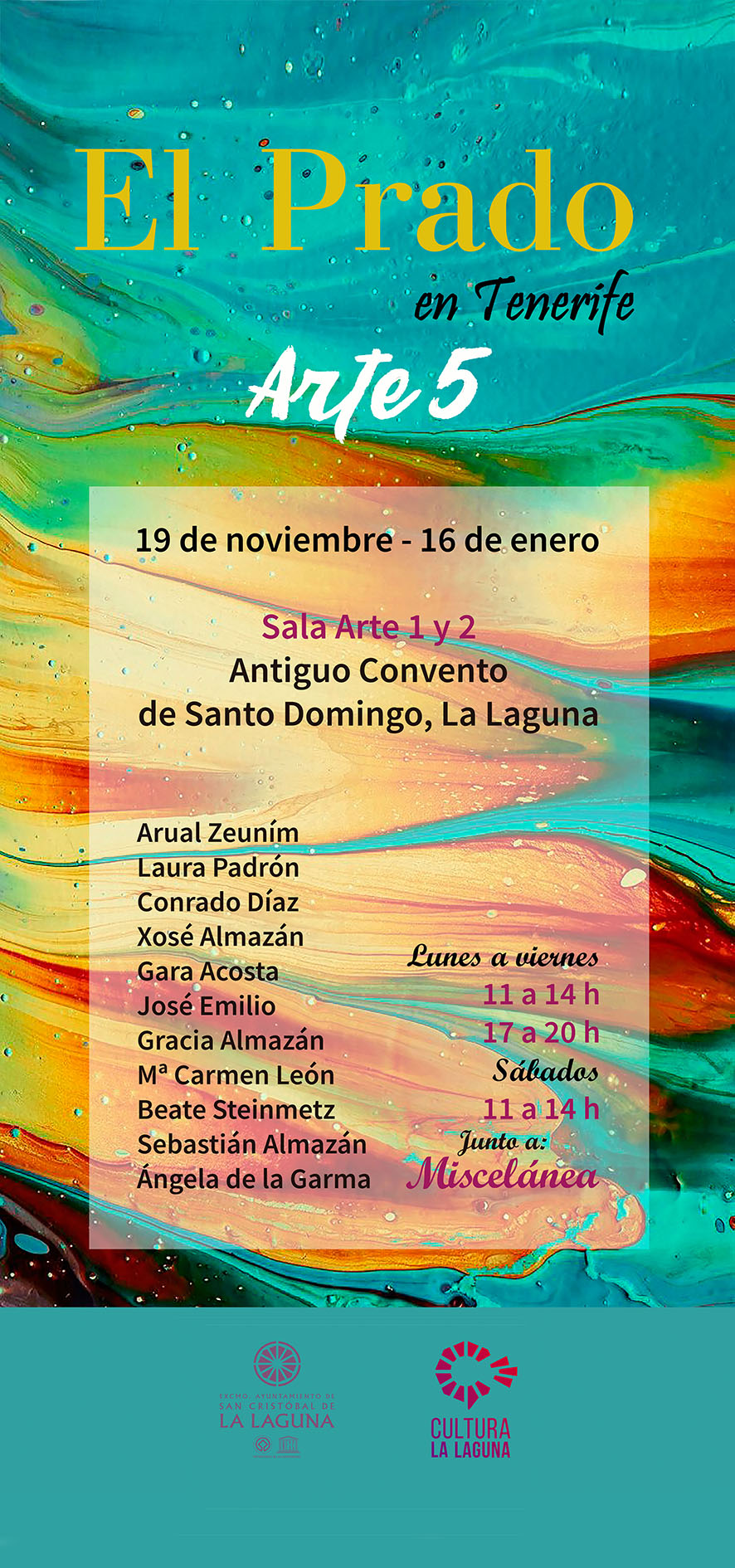 , EXPOSICION: Colectivo Arte 5. EL PRADO CON ARTE 5