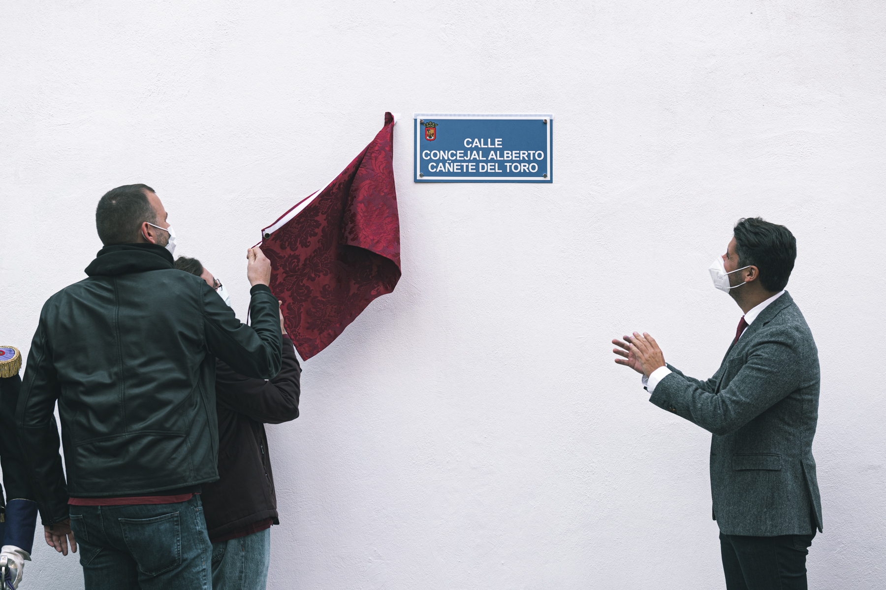 Acto de rotulación calle