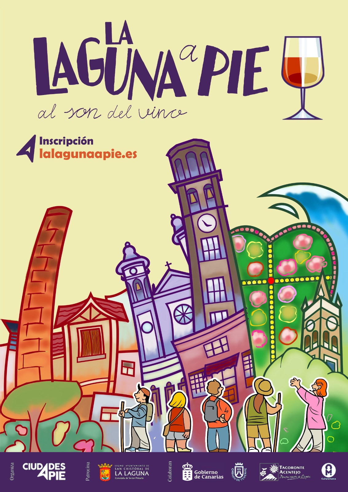La Laguna a pie La Laguna a pie